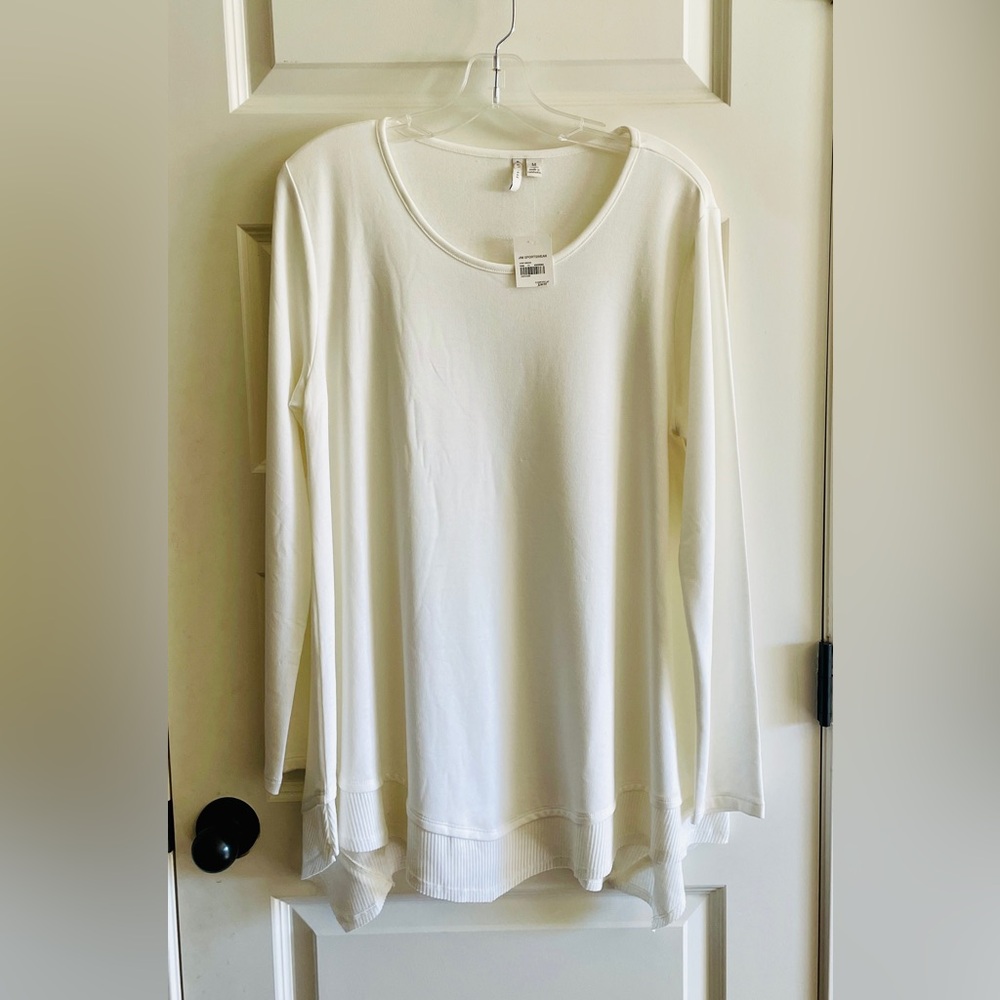 Cato Est. 1946 Ivory Sweater Top Medium NWT